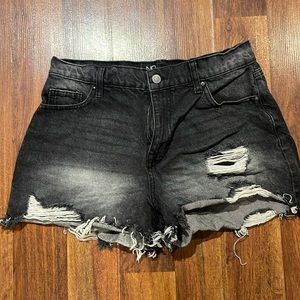 Target size 9 grey ripped shorts
